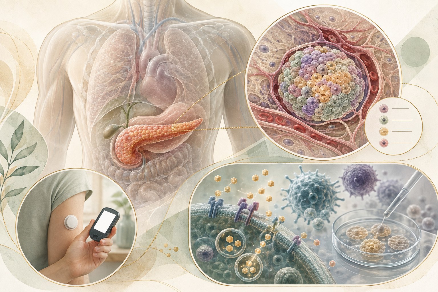 Educational visual for endocrine condition guides