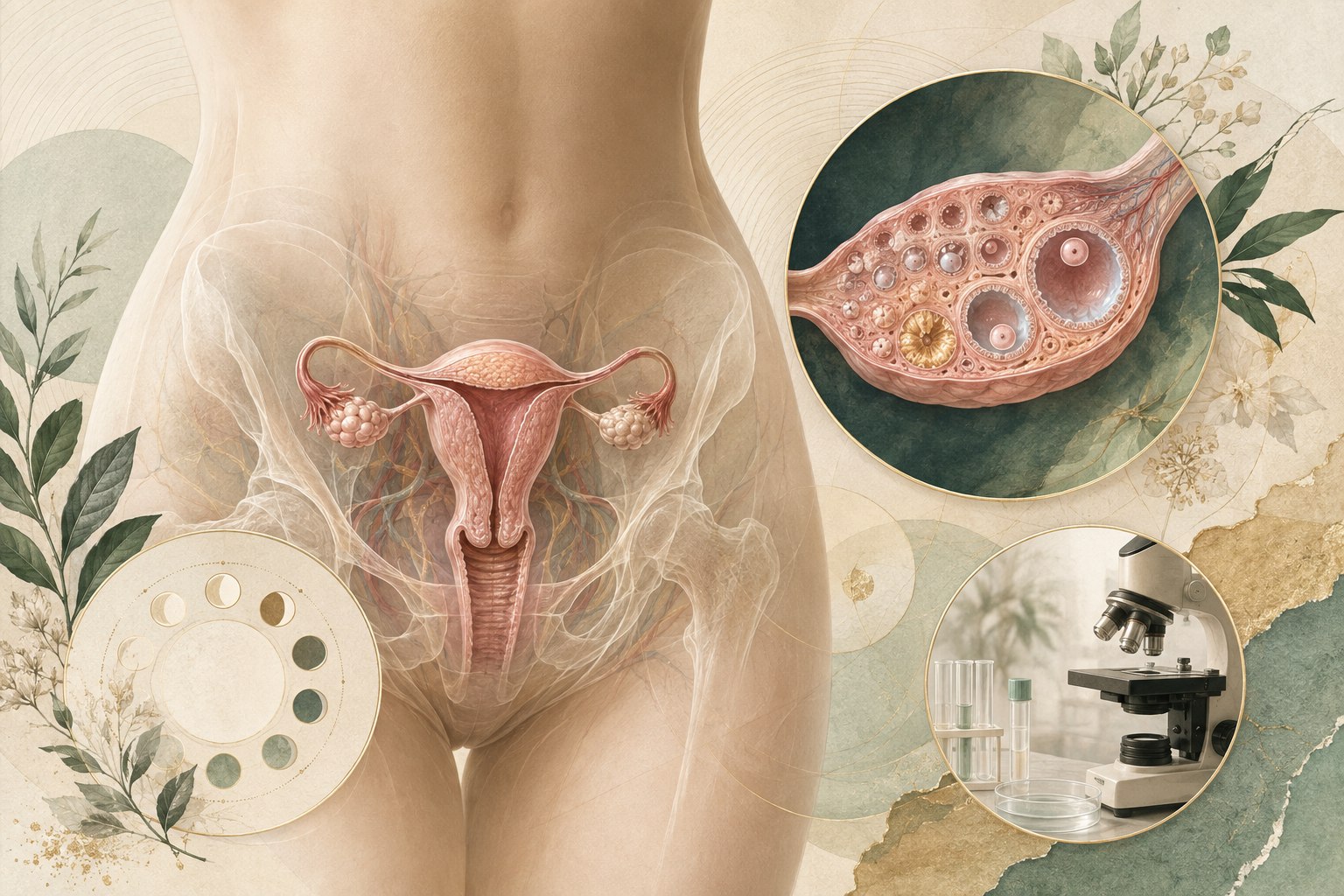 Educational visual for reproductive condition guides