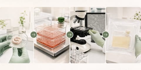 Illustrated quality pathway from donated tissue to clinical handling